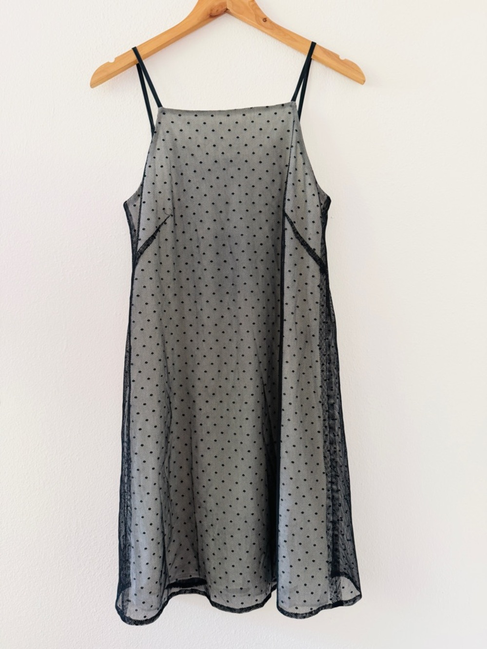 NWT Rag & Bone Victoria Swiss Dot Silk Blend Slip Dress